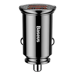 Адаптер автомобільний BASEUS Circular Plastic A+A PPS 2USB, 5 A, QC 3.0 CCALL-YD01 - мініатюра 2