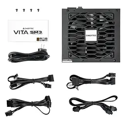 Блок живлення Chieftec Vita SM3 650W ATX 3.1 80+ Bronze (BPX-650-C) Black - мініатюра 7