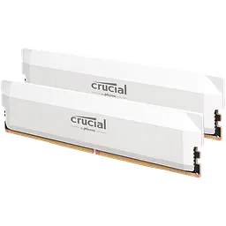 Оперативна пам'ять Crucial 32GB (2x16GB) DDR5 6000MHz Pro Overclocking White (CP2K16G60C36U5W) - мініатюра 2