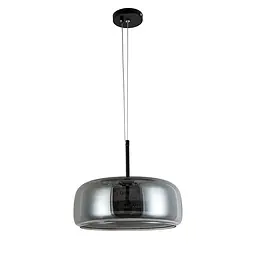 Світильник підвісний LED Levistella 909XL158-1 led (330) BK+GY, 9W, чорний, плафон 330х140мм, три режими, для вітальні