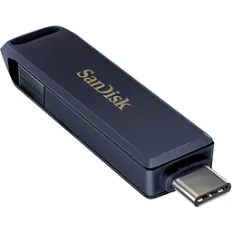 USB флеш накопичувач SanDisk 128GB Phone Drive for iPhone Metallic Sky Lightning/Type-C U (SDIXD0N-128G-GN6NE) - мініатюра 3
