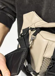 Велика чоловіча сумка бананка Sambag DynamicDart сіра 38 × 21 × 7 см (80411130m) - мініатюра 8