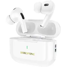 Навушники з шумопоглинанням Borofone BW59 Plus ANC noise reduction бездротові білі - мініатюра 7
