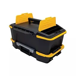 Система зберігання Stanley Click &amp; Connect 2 в 1 ящик + органайзер (STST1-71962) - мініатюра 1