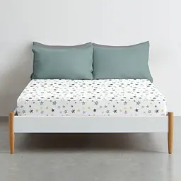 Простирадло Cosas на резинці 80х190х25 starfall cs5, м'ята (StarfallGreyMint_80x190x25) - мініатюра 2