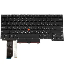 Клавіатура для ноутбука Lenovo (ThinkPad: E14 Gen 3) rus, black, без фрейму - мініатюра 2