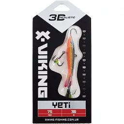 Балансир Viking Fishing Yeti Ice Jig 75mm 36.0g #10 Golden Dark - мініатюра 2