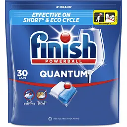Засіб для миття посуду в посудомийних машинах Finish Quantum 30 капсул