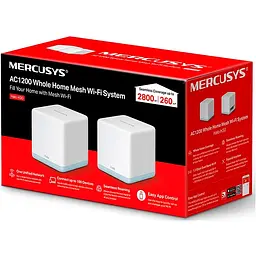 Wi-Fi Mesh система Mercusys Halo H30 2-pack [104076] - мініатюра 4