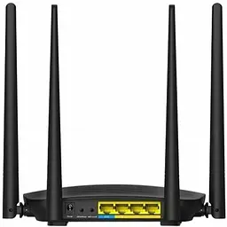 Бездротовий маршрутизатор (роутер) TENDA AC5 802.11ac AC1200 3xFE LAN, 1xFE WAN, 4x6dBi Ant, Smart (UA UCRF) Black - мініатюра 2