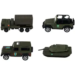 Машинки TechnoDrive Шеврони Героїв S2 в асортименті - мініатюра 2