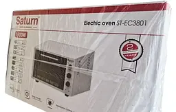 Піч електрична Saturn ST-EC3801 Graphite електропіч міні духовка 1500 Вт - мініатюра 2