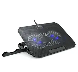 Охолоджувальна підставка для ноутбука до 15.6 дюймів XSTRIKE 11XS 2xfans 140mm - мініатюра 1