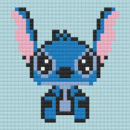 Алмазная мозаика мини Оригами Stitch Стич 10х10 см
