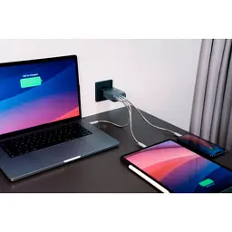 Зарядний пристрій Verbatim GaN 100 W 4 ports (2xUSB-C-100 W,USB-C 65 W /USB-A -3.0) (32202) - мініатюра 8