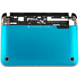 Нижня частина корпусу Hewlett Packard для ноутбука HP (Mini: 110-4100so)+задня кришка синій Б/В - мініатюра 2