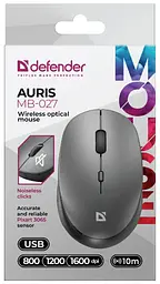 Миша Defender Auris MB-027, сірий (52029) (6893352) - мініатюра 7