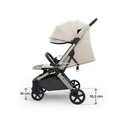 Прогулянкова коляска Kinderkraft Nubi 3 Sand Beige (KSNUBI03BEG0000) - мініатюра 8