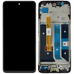 Дисплей Realme C67 5G чорний, оригінал PRC, з рамкою
