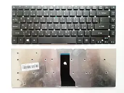 Клавіатура для ноутбуків Acer Aspire 3830T чорна без рамки