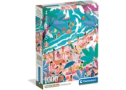 Пазл Clementoni High Quality Collection: Неділя на пляжі, Ліза Ві (High Quality Collection - Sunday at the Beachs Puzzle - 1000 pcs.), 1000 ел. (39938)
