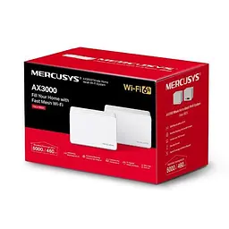 Домашня Mesh Wi-Fi система (2 шт у комплекті), Halo H80X(2-pack) MERCUSYS - мініатюра 5