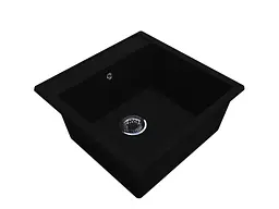 Кухонна мийка гранітна Miraggio Bodrum 510 black 508x495x227 00206507, Чорний - мініатюра 2