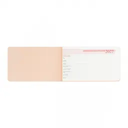 Щотижневик Leo Planner 2027 Binario 10х17 см м'який бежевий 128 сторінок (252738) - мініатюра 5