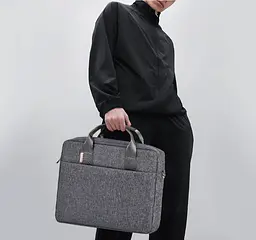Сумка для ноутбука Wiwu Minimalist Pro Laptop Bag 14" Grey [91648] - мініатюра 8