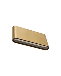 Вуличний світильник Nowodvorski 11366 Semi M Led 2x5W 3000K 500Lm IP54 Brass - мініатюра 4