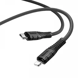 Кабель Hoco X67 Pisces Cable Type-C to Lightning 2,4A 1m black