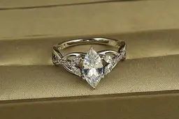 Кільце Xuping Jewelry Маркіза р 17 сріблясте