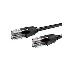 Патч-корд 30м, UTP cat 6 RJ-45 black Vention (IBEBT) - мініатюра 2