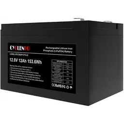 Акумулятор Cyclen 12.8V 12AH LiFePo4 - мініатюра 3