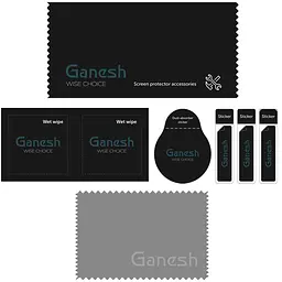 Захисне скло Ganesh (Full Cover) для Apple iPhone 11 / XR (6.1) Чорний - мініатюра 4