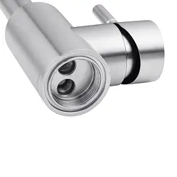 Змішувач для раковини Kroner KRP Edelstahl Klassisch - ESG012 CV023008 Хром матовий - мініатюра 7