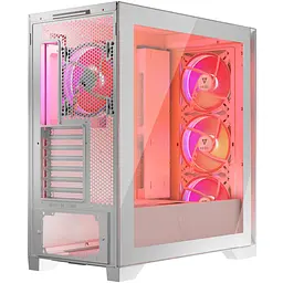 Корпус Modecom VOLCANO EXPANSE S ARGB 4x140mm fans MIDI USB 3.0x2+TYPE-C БІЛИЙ без Блок живлення ATX - мініатюра 5