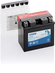 Мото акумулятор EXIDE AGM 6СТ-6Ah АзЕ 12В 100А (EN) ETZ7-BS