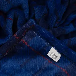 Плед Ardesto Flannel 160х200 см 100% поліестер клітинка синій pbe0050494 - мініатюра 5