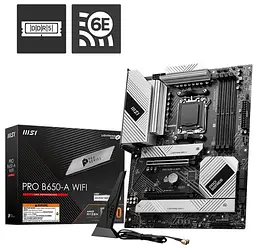 Материнська плата MSI PRO B650-A WIFI (PRO B650-A WIFI) (Socket AM5, AMD B650, ATX) - мініатюра 5
