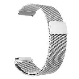 Металевий ремінець Watchbands Milanese Loop для Samsung Galaxy Watch 42mm срібний (WB0012MILANSESILVER42) - мініатюра 2