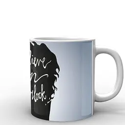 Кухоль GeekLand Шерлок Холмс Sherlock believe SH.002.09 330 мл білий - мініатюра 3