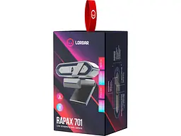 Веб-камера Lorgar Rapax 701 Streaming 2K Blue (LRG-SC701BL) - мініатюра 6