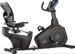 Горизонтальний велотренажер Gymtek XBR6000 електромагнітний золотистий - мініатюра 3