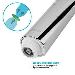 Водозберігаюча душова лійка DROP SPA3F-MULTI120CH "X-CROSS" із 3 SPA потоками - Економія 42% - мініатюра 4