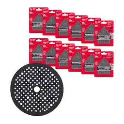 Сітка шліфувальна PG Mesh HL MILWAUKEE, 67х92мм, зерно 320, (12шт+подложка) (для M12 FDSS) - мініатюра 2