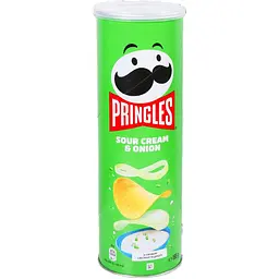 Уцінка. Чипси Pringles Сметана та цибуля 165 г (423906)