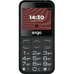 Мобільний телефон ERGO R231 Dual Sim (чорний)