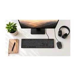 Клавіатура REAL-EL RK-7050 USB Black (EL123100054) - мініатюра 9
