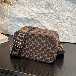 Прямокутне невелике кросбоді еко-шкіра Lilly P2-7057DB коричневе - мініатюра 9